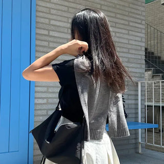 A must-have for transitional seasons: Wool button knit shawl, shoulder shawl, women's autumn cardigan shawl