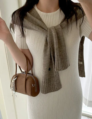 A must-have for transitional seasons: Wool button knit shawl, shoulder shawl, women's autumn cardigan shawl
