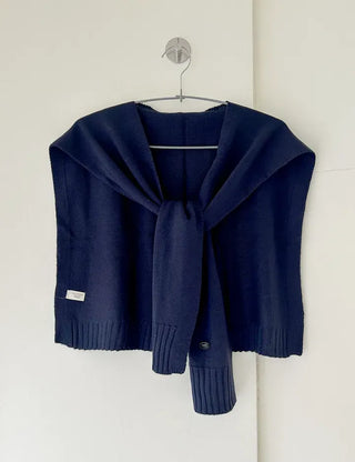 A must-have for transitional seasons: Wool button knit shawl, shoulder shawl, women's autumn cardigan shawl
