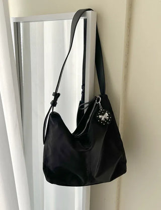 Slide mirror bag keyring ribbon comb key holder bag charm