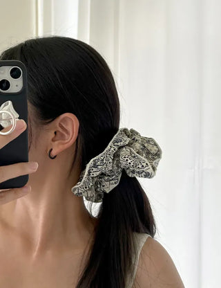 Big Paisley Scrunchie Hair Tie