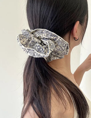 Big Paisley Scrunchie Hair Tie