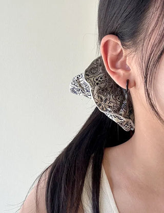 Big Paisley Scrunchie Hair Tie
