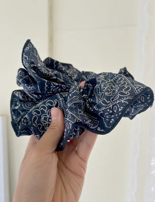 Big Paisley Scrunchie Hair Tie