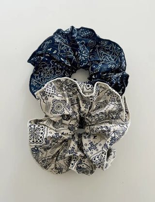 Big Paisley Scrunchie Hair Tie