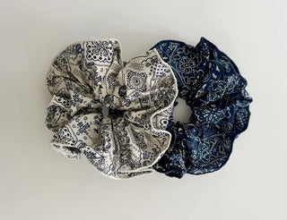 Big Paisley Scrunchie Hair Tie