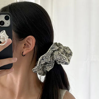 Big Paisley Scrunchie Hair Tie