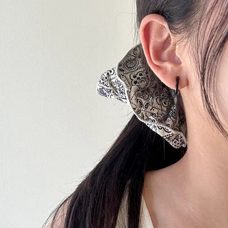 Big Paisley Scrunchie Hair Tie
