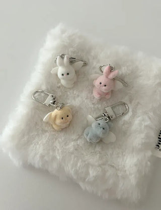 Angel doll bag keyring mini car key holder key ring