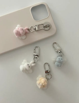 Angel doll bag keyring mini car key holder key ring