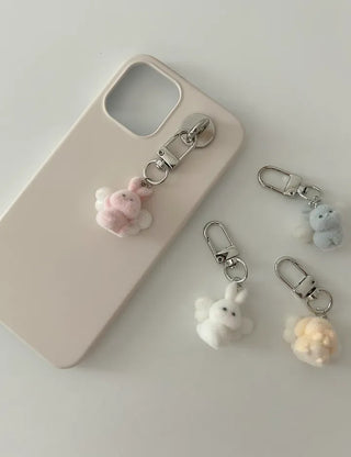 Angel doll bag keyring mini car key holder key ring