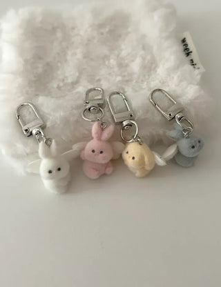 Angel doll bag keyring mini car key holder key ring