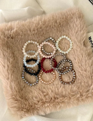 1+1 Custom Cut Bead Ring Handmade Women's Fashion Ring