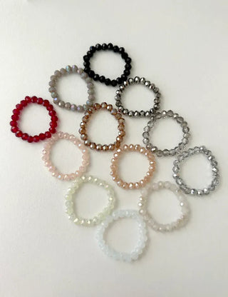 1+1 Custom Cut Bead Ring Handmade Women's Fashion Ring