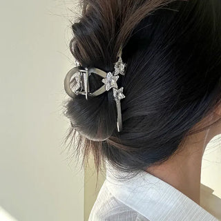 Cubic Star Metal Claw Clip Kitsch Large Hair Updo Pin