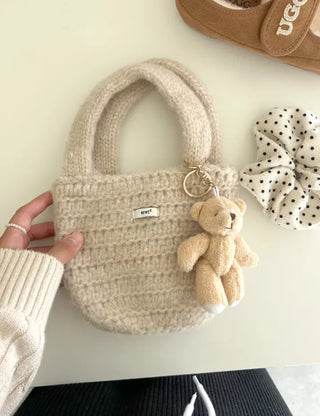 Basic teddy bear keyring bag key holder teddy bear bag charm