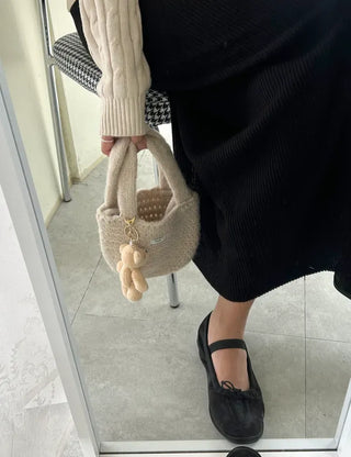 Basic teddy bear keyring bag key holder teddy bear bag charm