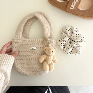 Basic teddy bear keyring bag key holder teddy bear bag charm