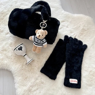 Basic teddy bear keyring bag key holder teddy bear bag charm