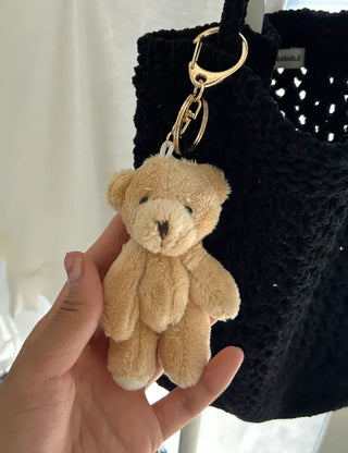 Basic teddy bear keyring bag key holder teddy bear bag charm