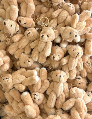 Basic teddy bear keyring bag key holder teddy bear bag charm