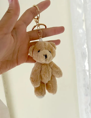 Basic teddy bear keyring bag key holder teddy bear bag charm