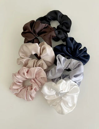 1+1 Mini Satin Scrunchie Hair Elastic Hair Tie Scrunchie