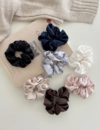 1+1 Mini Satin Scrunchie Hair Elastic Hair Tie Scrunchie