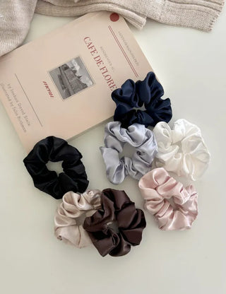 1+1 Mini Satin Scrunchie Hair Elastic Hair Tie Scrunchie