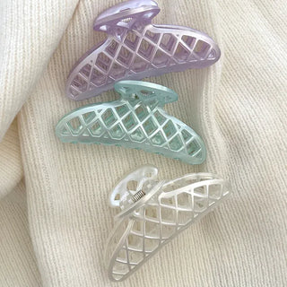 Pearl mesh hair clip for half-updos hairpins
