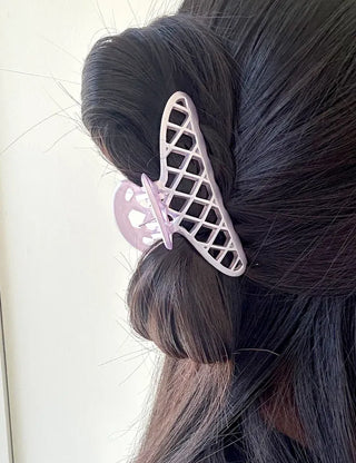 Pearl mesh hair clip for half-updos hairpins