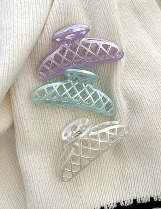 Pearl mesh hair clip for half-updos hairpins