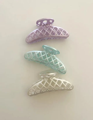 Pearl mesh hair clip for half-updos hairpins