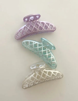 Pearl mesh hair clip for half-updos hairpins