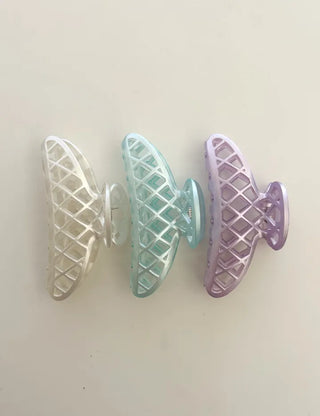 Pearl mesh hair clip for half-updos hairpins