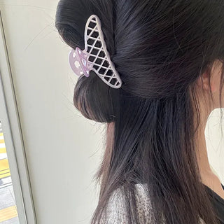 Pearl mesh hair clip for half-updos hairpins