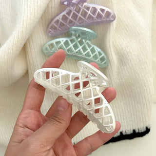Pearl mesh hair clip for half-updos hairpins