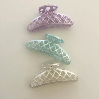 Pearl mesh hair clip for half-updos hairpins
