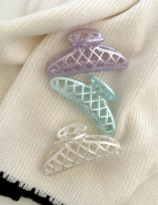 Pearl mesh hair clip for half-updos hairpins