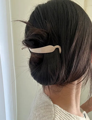 Long clip updo pearl hairpin hair clip