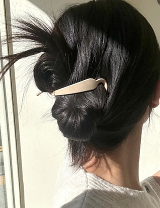 Long clip updo pearl hairpin hair clip