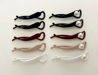 Long clip updo pearl hairpin hair clip