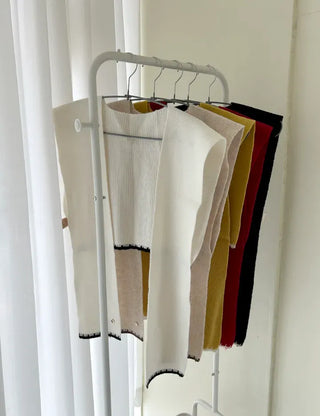 Gold Button Wool Knit Shoulder Shawl Women's Autumn Cardigan Shawl