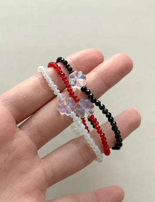 Mary Shop Bead Bracelet Four-Leaf Clover Handmade Women's