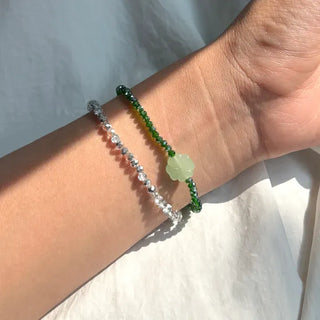 Mary Shop Bead Bracelet Four-Leaf Clover Handmade Women's