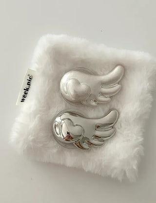 Merry Shop Wing Keyring Smart Talk Heart Angel Keyholder