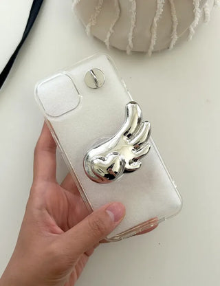 Merry Shop Wing Keyring Smart Talk Heart Angel Keyholder