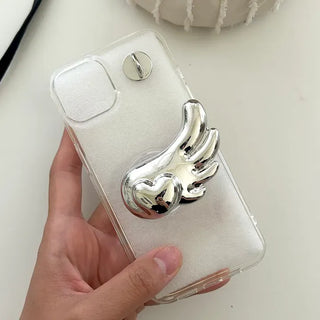 Merry Shop Wing Keyring Smart Talk Heart Angel Keyholder