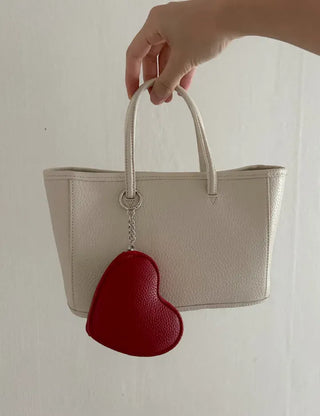 Heart mini pouch coin purse bag keyring