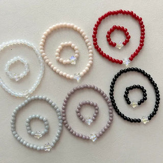 Mary Shop Star Bead Ring Handmade Aurora Women's
